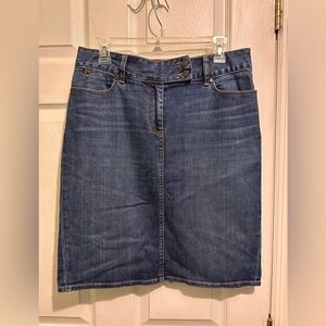 Denim Blue Skirt, Talbots Size 6